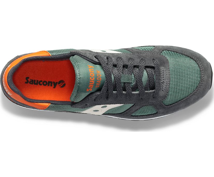 Men's Saucony Shadow Original Sneakers Dark Grey Green | UK-92083