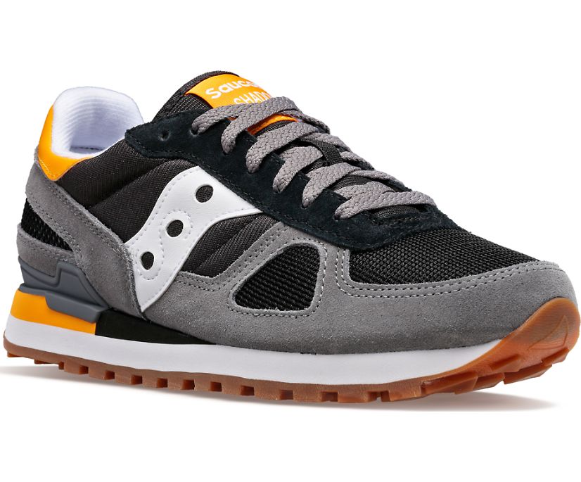 Men's Saucony Shadow Original Sneakers Grey Dark Grey | UK-18024