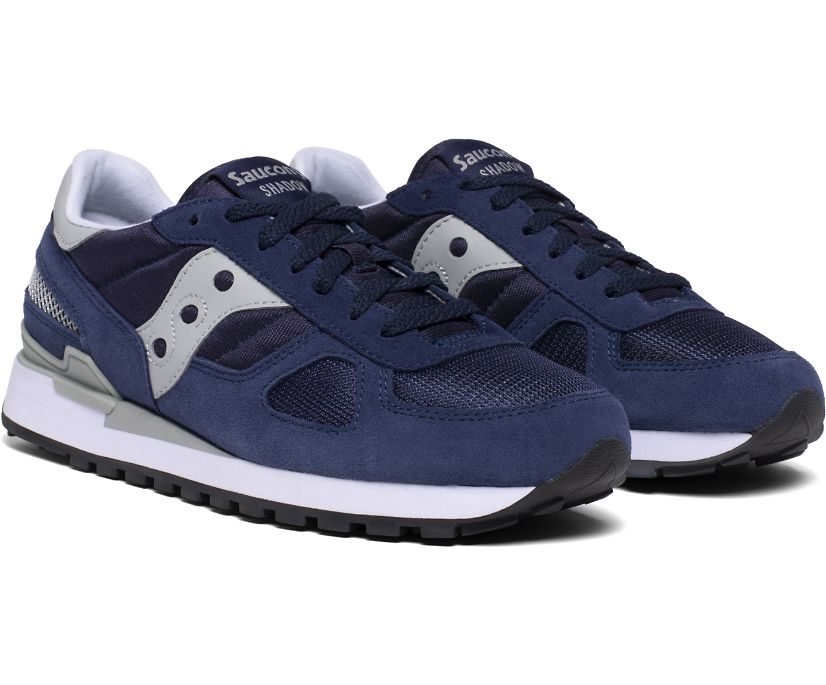 Men's Saucony Shadow Original Sneakers Navy / Grey | UK-58492