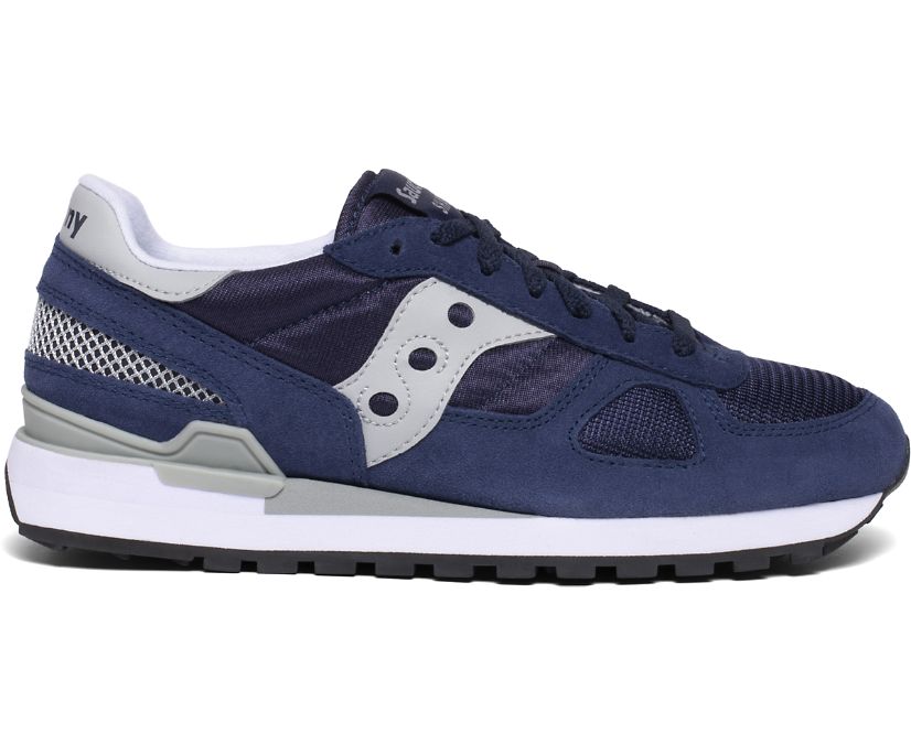 Men\'s Saucony Shadow Original Sneakers Navy / Grey | UK-58492