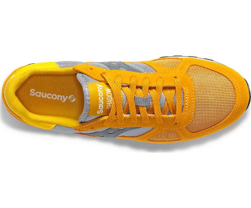 Men's Saucony Shadow Original Sneakers Orange Grey | UK-98201