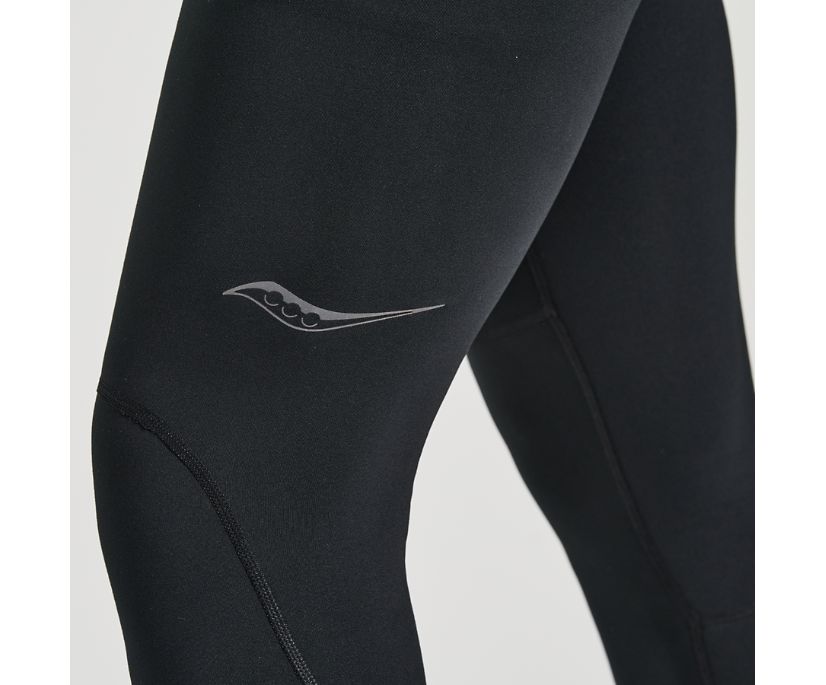 Men's Saucony Solstice Tight Black | UK-24896