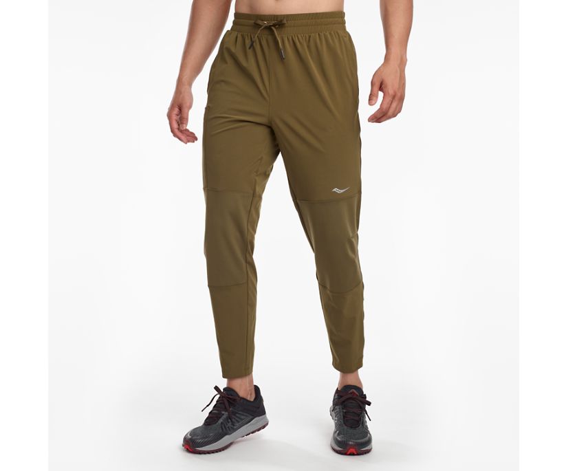 Men\'s Saucony Summit Jogger Pant Dark Olive | UK-81026