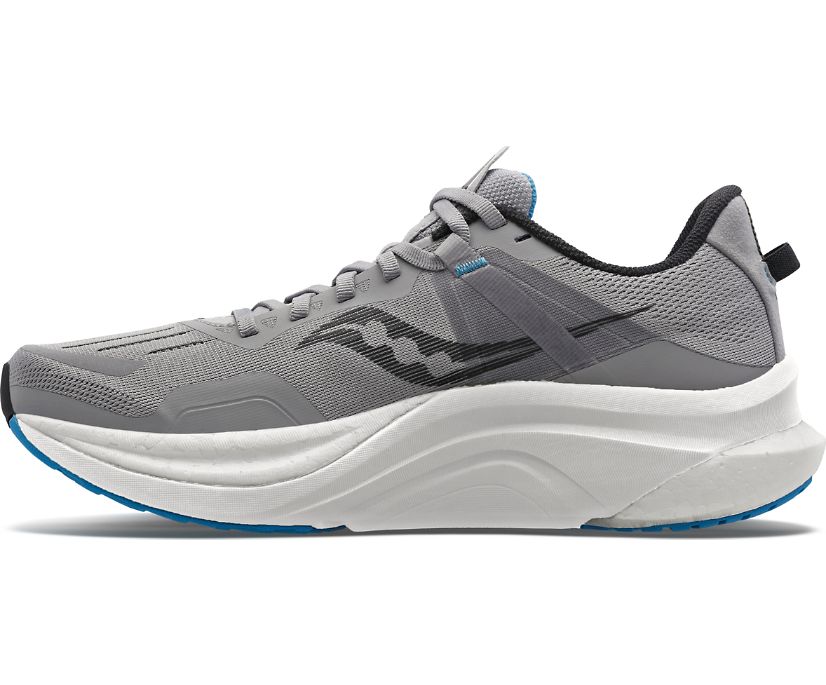 Men's Saucony Tempus Wide Running Shoes Grey | UK-41350