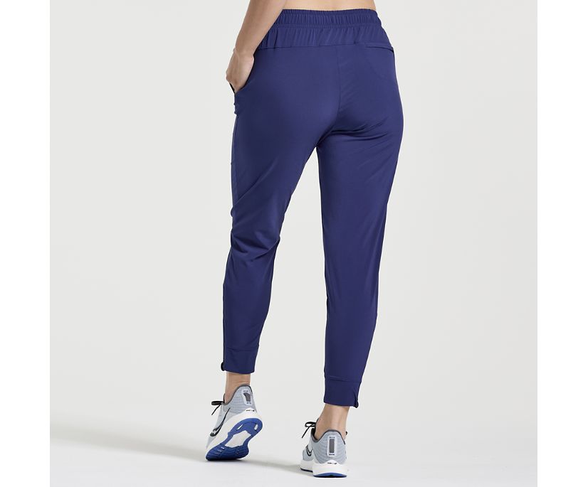 Women's Saucony Boston Woven Pant Blue | UK-36821