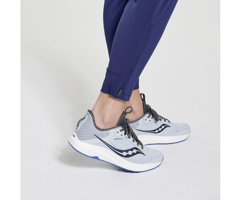 Women's Saucony Boston Woven Pant Blue | UK-36821