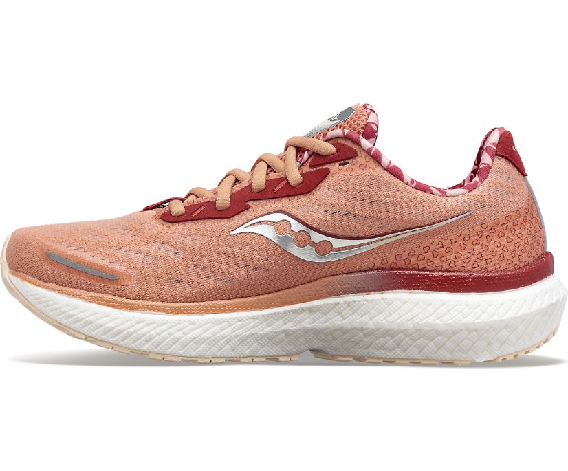 Women's Saucony Bottomless Love Triumph 19 Running Shoes Coffee | UK-56432