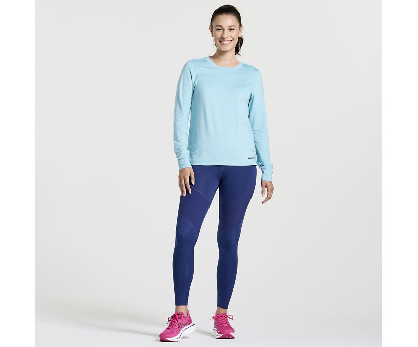 Women's Saucony Boulder Wind Tight Blue | UK-23765