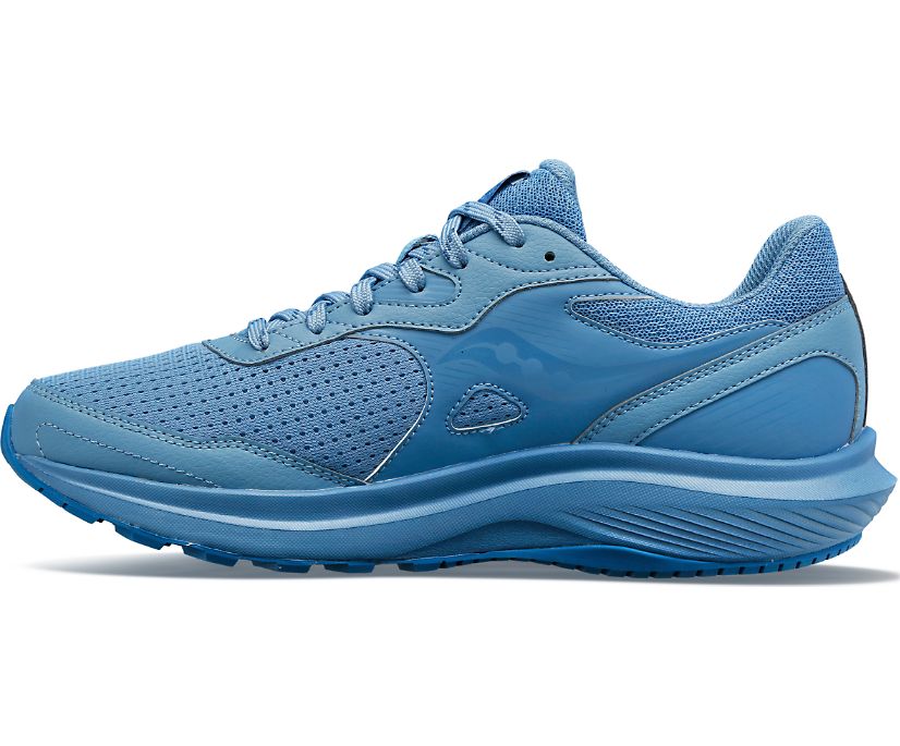 Women's Saucony Cohesion 15 Pl Wide Running Shoes Azure | UK-41572