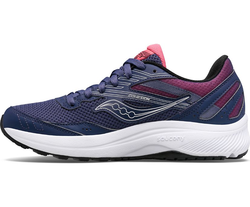 Women's Saucony Cohesion 15 Running Shoes Purple | UK-48072