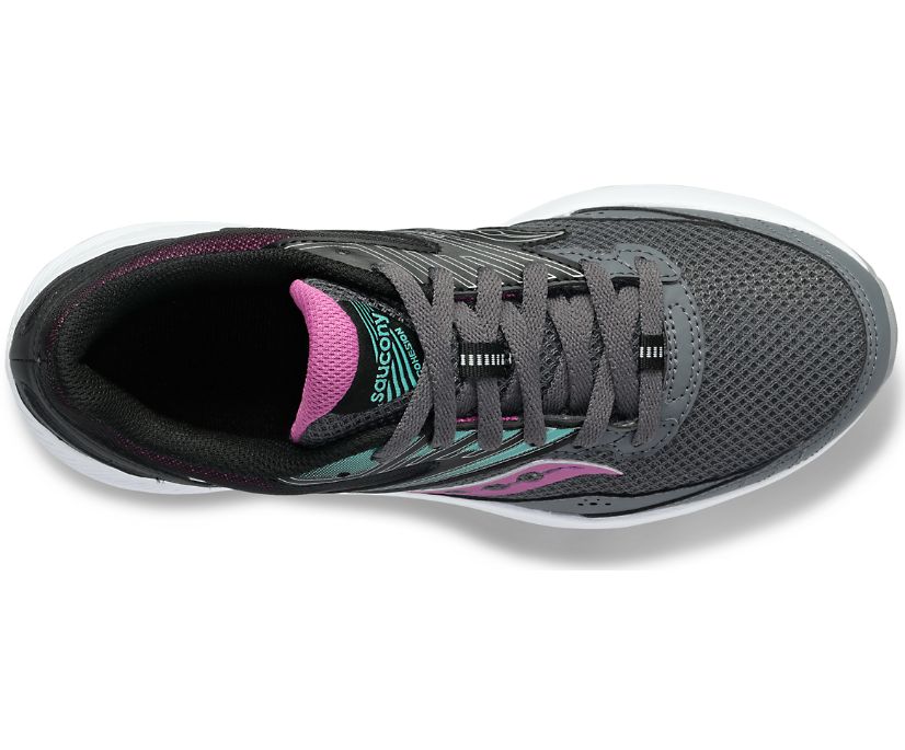 Women's Saucony Cohesion 15 Running Shoes Grey | UK-51067