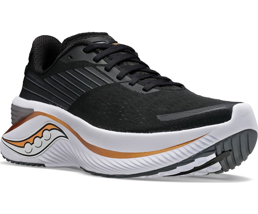 Women's Saucony Endorphin Shift 3 Wide Running Shoes Black Gold | UK-20351