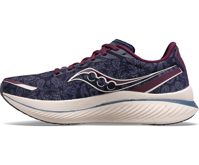 Women's Saucony Endorphin Speed 3 Northern Soul Running Shoes Navy | UK-16095