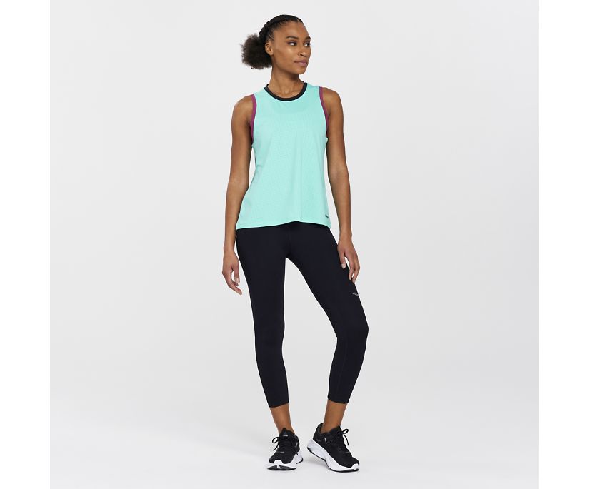 Women's Saucony Fortify Crop Pant Black | UK-69287