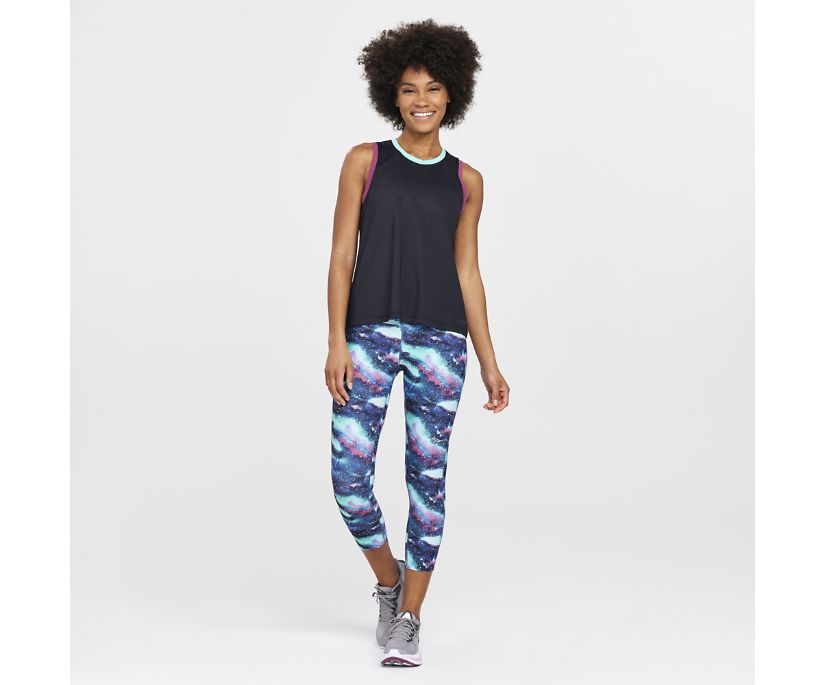 Women's Saucony Fortify Crop Pant Camo | UK-23561