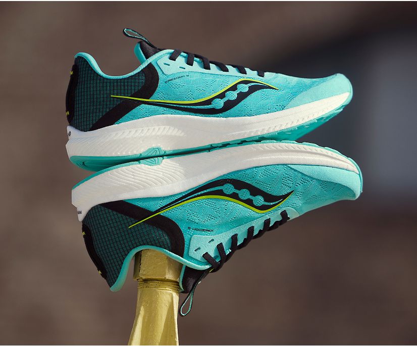 Women's Saucony Freedom 5 Running Shoes Mint | UK-89674