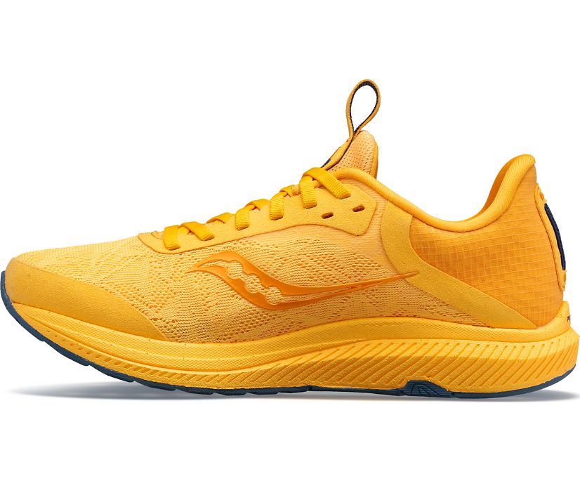 Women's Saucony Freedom 5 Running Shoes Gold | UK-94283