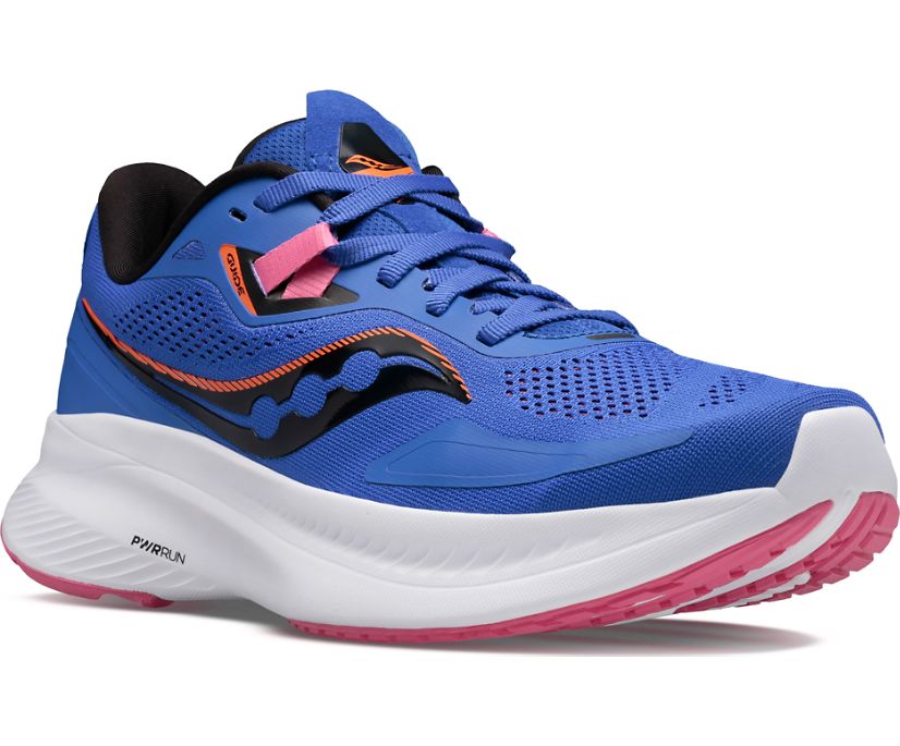 Women's Saucony Guide 15 Running Shoes Blue | UK-09154