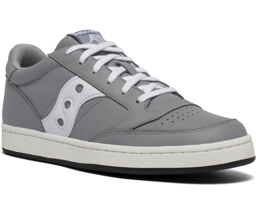 Women's Saucony Jazz Court Sneakers Grey White | UK-07581