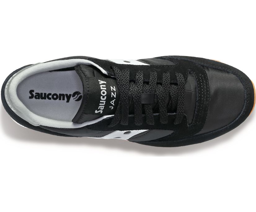 Women's Saucony Jazz Original Sneakers Black White | UK-92375