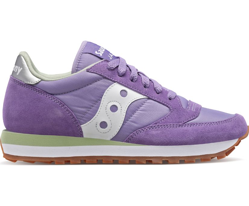 Women\'s Saucony Jazz Original Sneakers Purple White | UK-14529