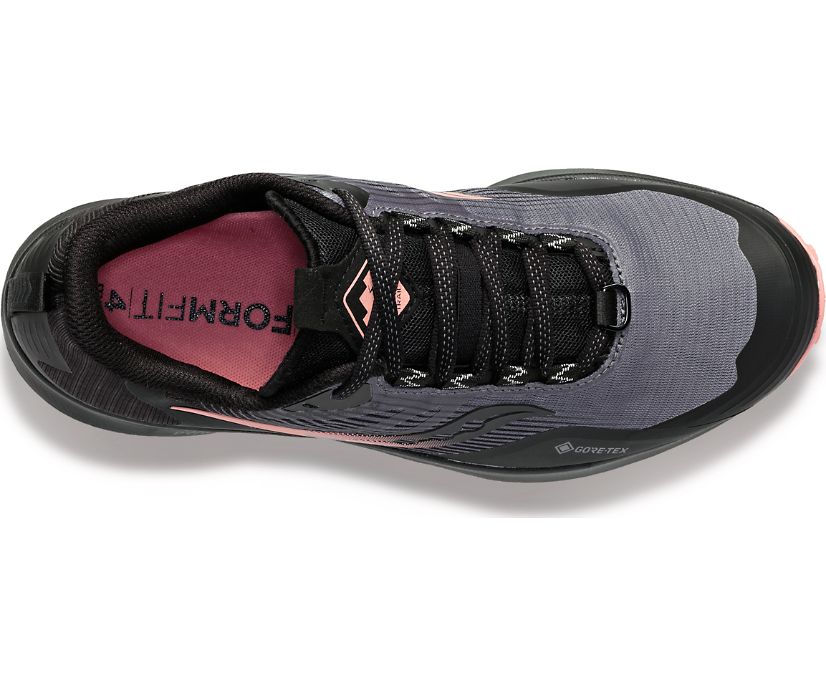 Women's Saucony Peregrine 12 Gtx Running Shoes Grey | UK-87295