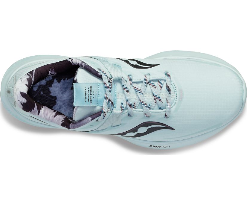 Women's Saucony Ride 15 Runshield Running Shoes Turquoise | UK-48056