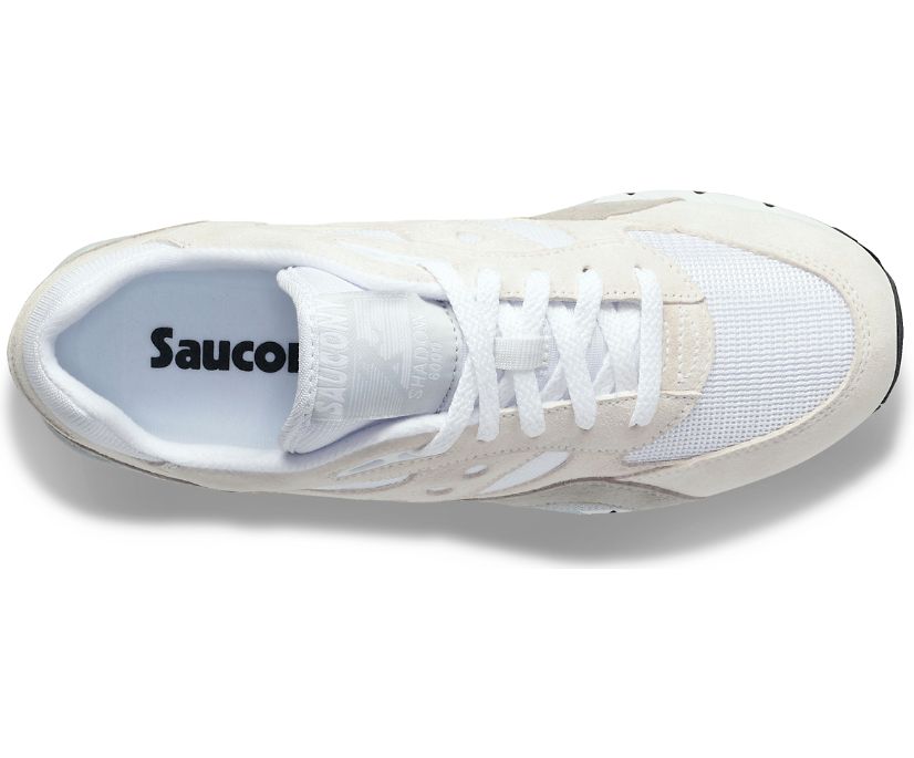 Women's Saucony Shadow 6000 Sneakers White White | UK-39708