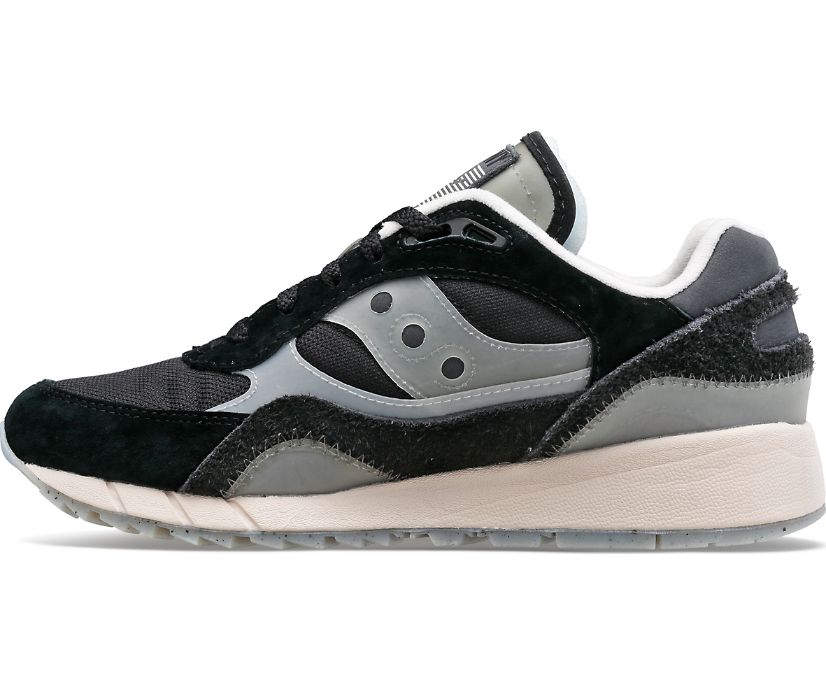 Women's Saucony Shadow 6000 Transparent Sneakers Black | UK-32519