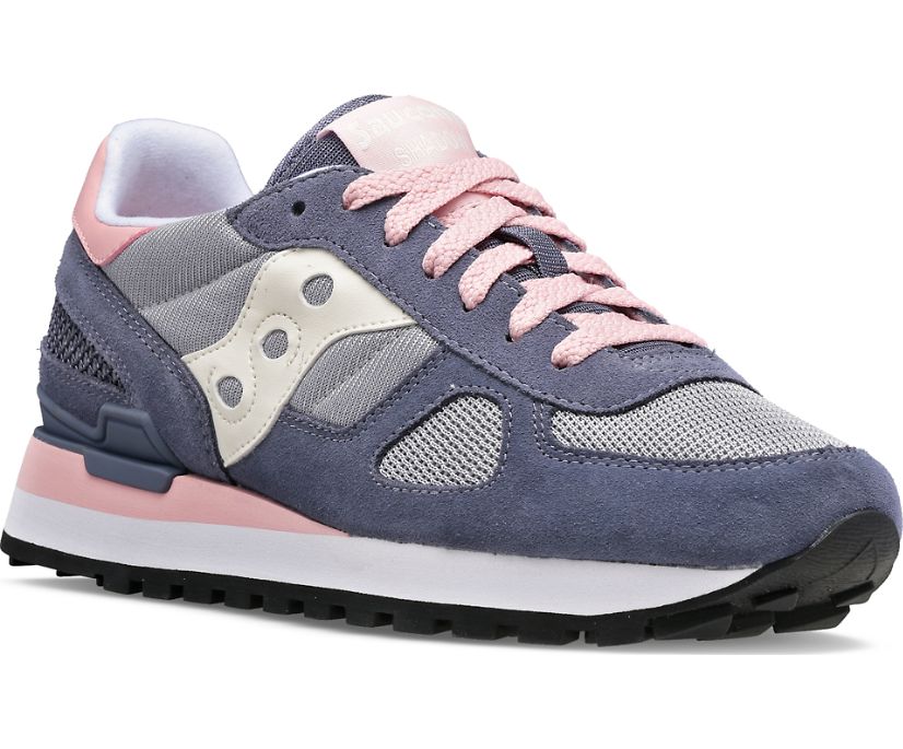 Women's Saucony Shadow Original Sneakers Navy White | UK-60718