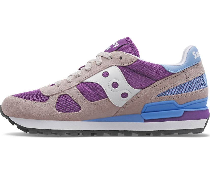 Women's Saucony Shadow Original Sneakers Light Grey Purple | UK-73054