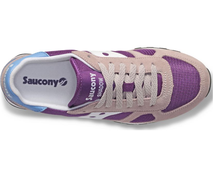 Women's Saucony Shadow Original Sneakers Light Grey Purple | UK-73054