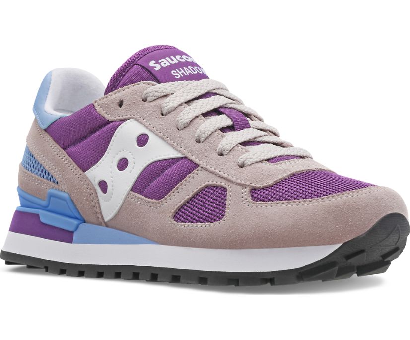 Women's Saucony Shadow Original Sneakers Light Grey Purple | UK-73054