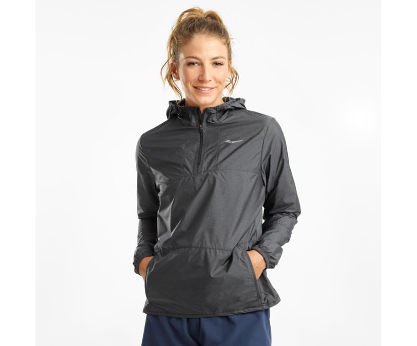 Women\'s Saucony Timberline Pullover Black | UK-12834