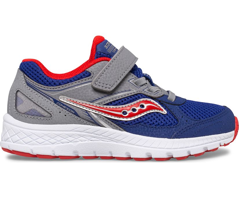 Kids' Saucony Big Cohesion 14 A/C Sneaker Running Shoes Navy Red | UK-01549