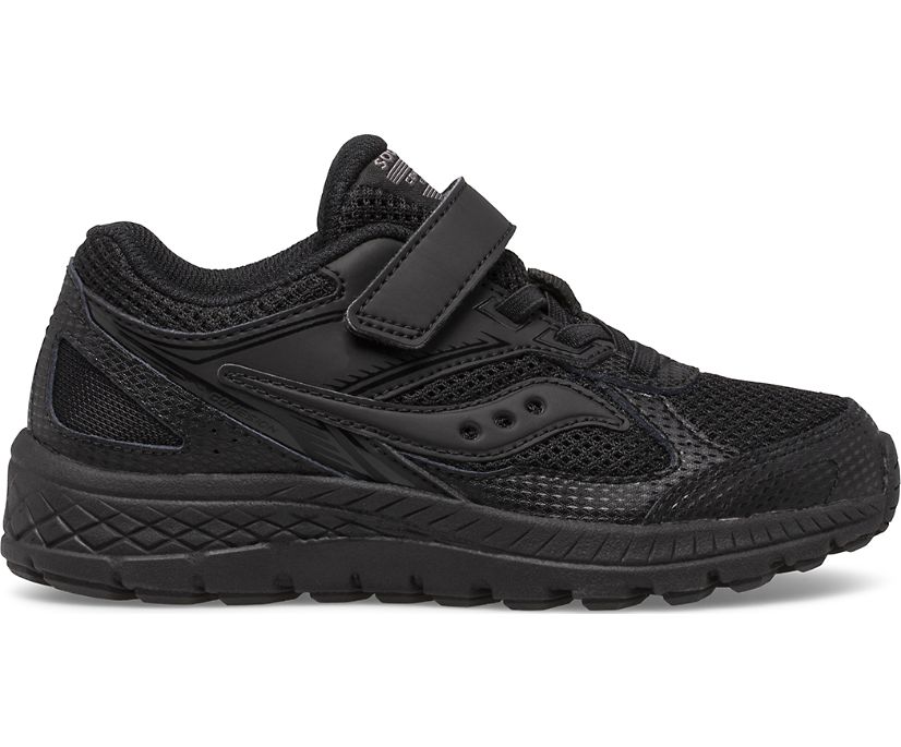 Kids' Saucony Big Cohesion 14 A/C Sneaker Running Shoes Black Black | UK-57683