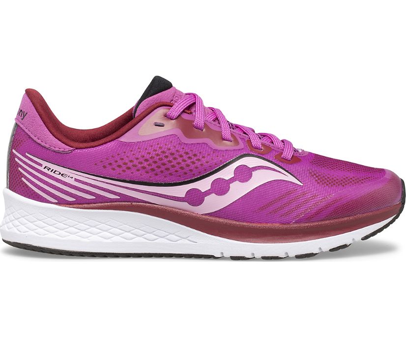 Kids' Saucony Big Ride 14 Sneaker Running Shoes Pink | UK-25489