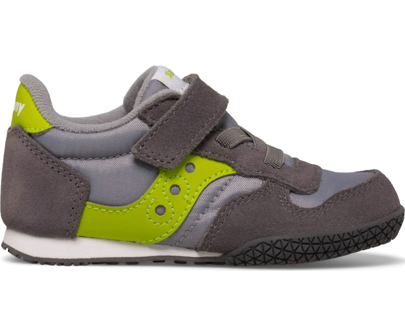 Kids' Saucony Bullet Jr. Sneaker Running Shoes Grey Light Green | UK-60453