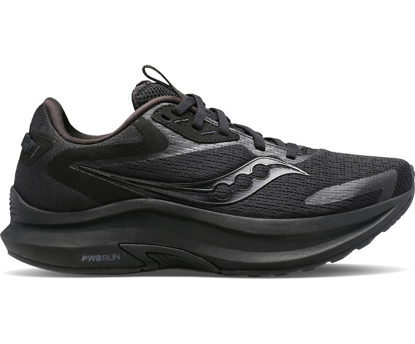 Men's Saucony Axon 2 Running Shoes Black | UK-93748