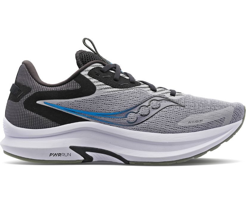 Men's Saucony Axon 2 Running Shoes Grey | UK-15437