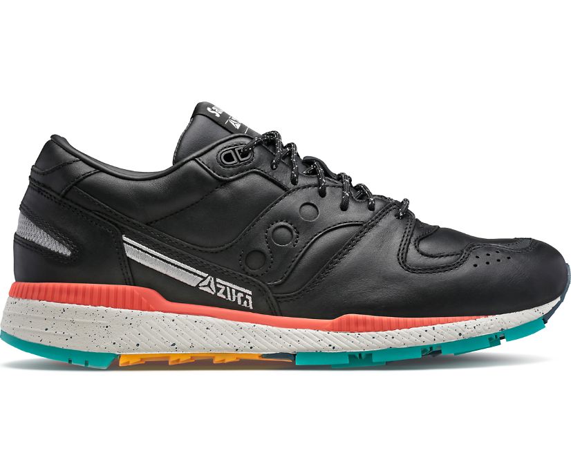 Men's Saucony Azura Changing Tides Sneakers Black | UK-36192