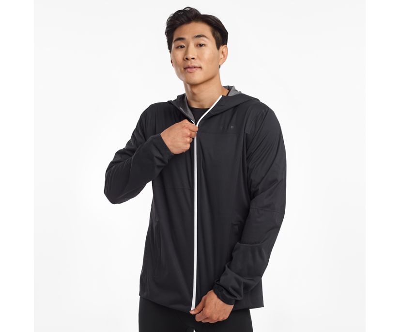 Men's Saucony Drizzle 2.0 Jackets Black | UK-24753