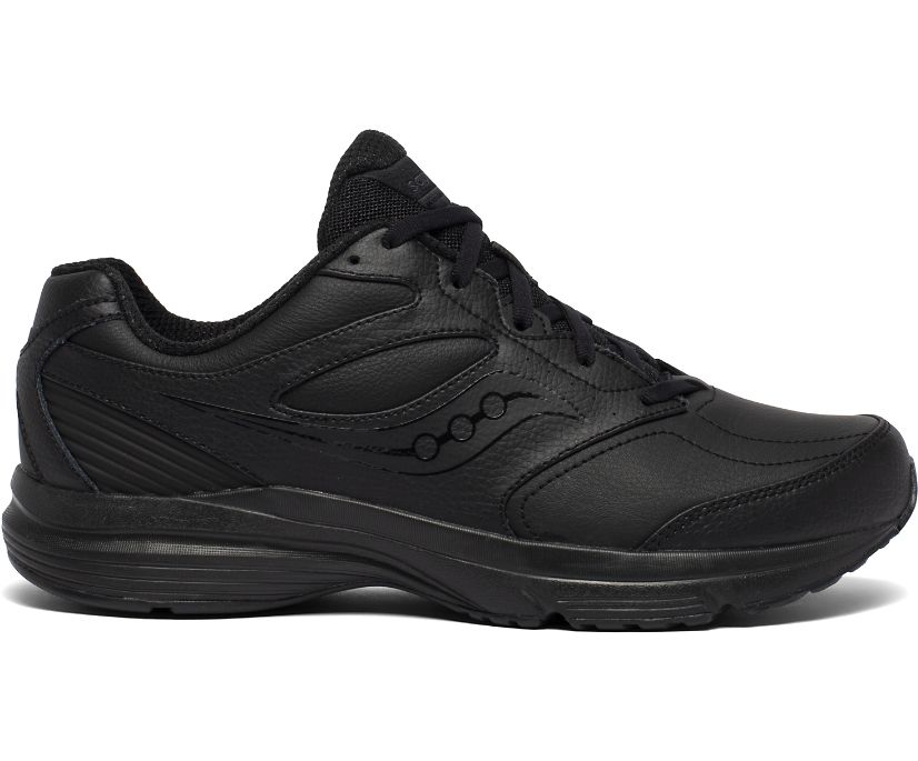 Men's Saucony Integrity Walker 3 Walking Shoes Black | UK-23409