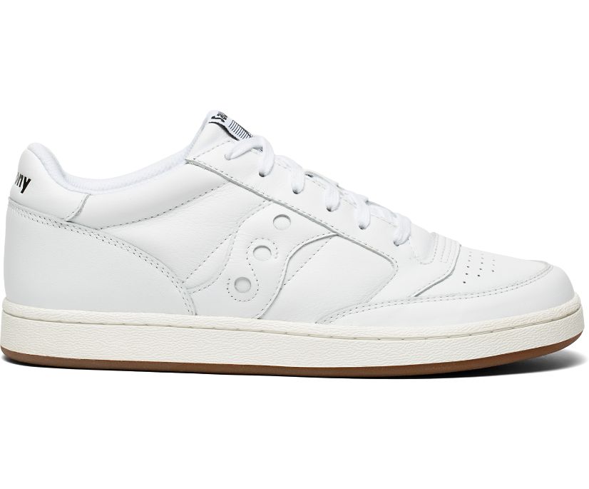 Men's Saucony Jazz Court Sneakers White White | UK-34267