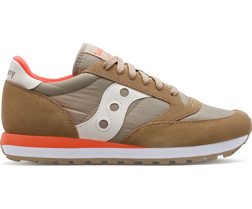 Men's Saucony Jazz Original Sneakers Brown Orange | UK-87192