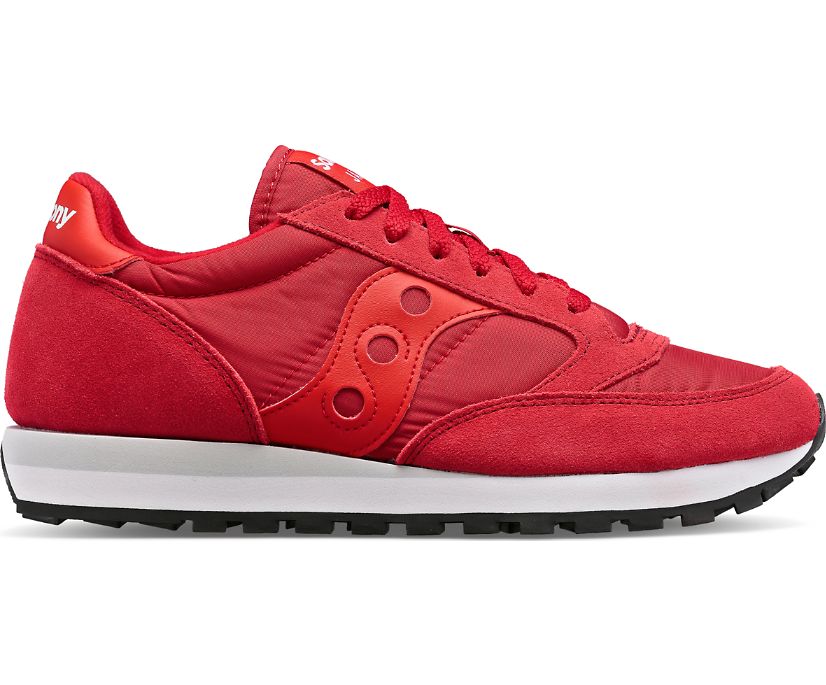 Men's Saucony Jazz Original Sneakers Red Red | UK-40635