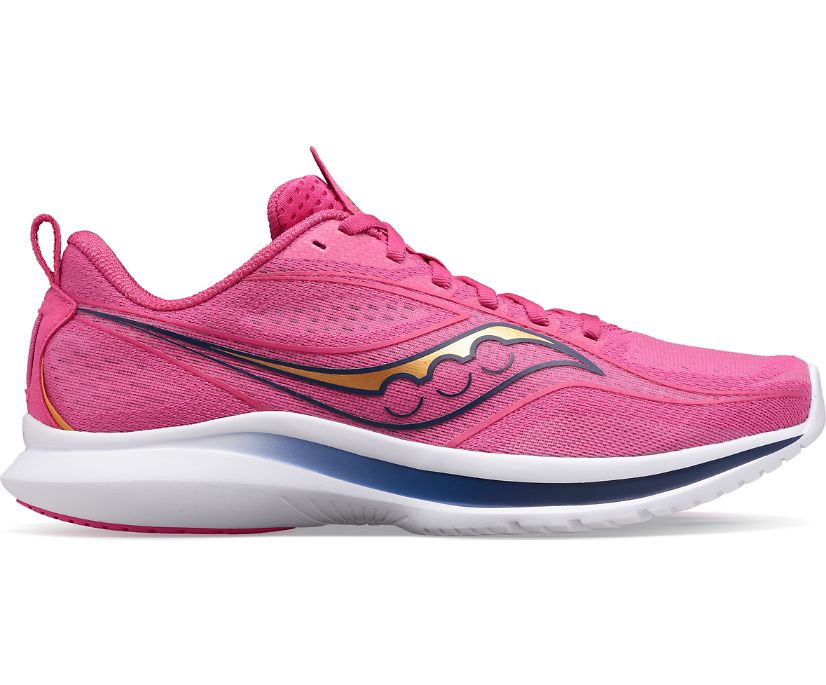 Men's Saucony Kinvara 13 Running Shoes Pink | UK-61347