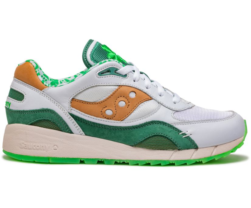 Men's Saucony Shamrock Shadow 6000 Sneakers Green | UK-73804