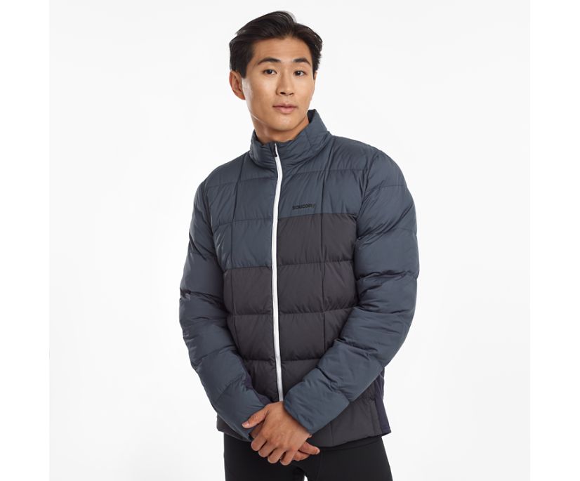 Men's Saucony Snowdrift 2.0 Jackets Blue | UK-78914