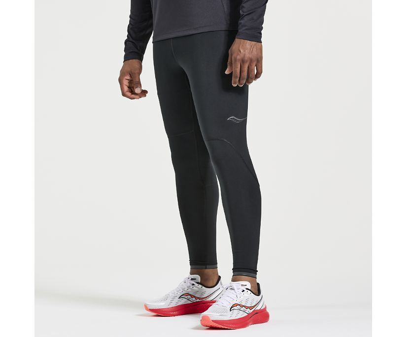 Men's Saucony Solstice Tight Black | UK-24896